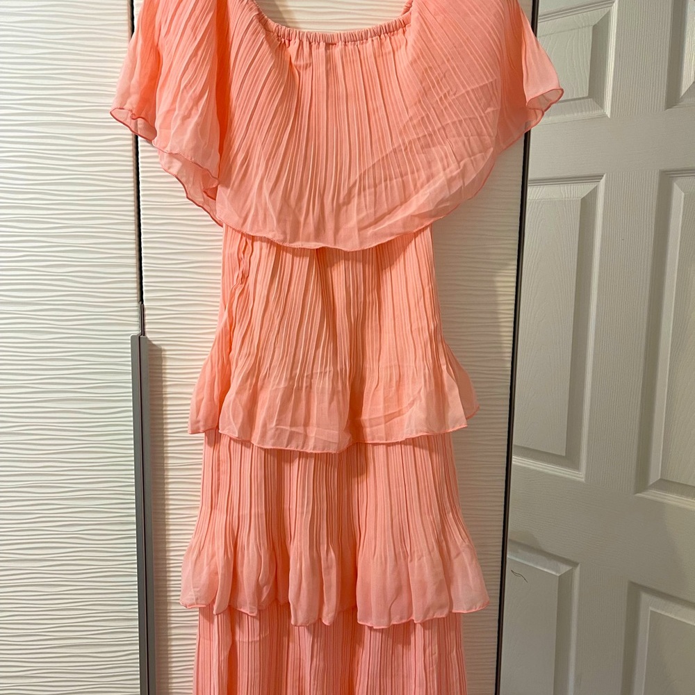 New Dress. Pink. Baby shower.
